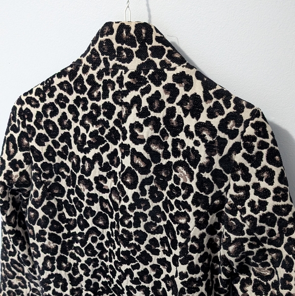 60s Style Leopard Print Coat - Picture 9 of 12